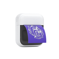 Imprimante d'étiquettes thermique portable rechargeable de 2 pouces, 203 dpi, mini imprimante pour tatouages (certifiée ROHS)