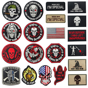 Wholesale Woven And Reflective <b>Hook</b> And Loop Patches Custom Letter Badge Patches For Hats Bags Hoodies And Gear - Product Image 3