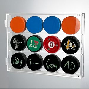 Best Selling Wall Amount Clear Transparent Acrylic Hockey Puck Display Case - Product Image 6