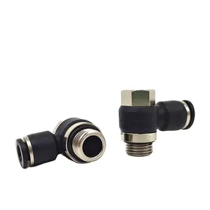 PH Male Banjo Swivel Elbow Pneumatic quick connect plastic air push fitting