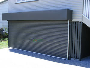 2024 Porte de garage roulante manuelle en aluminium en acier inoxydable à commande <span class=keywords><strong>électronique</strong></span> de sécurité <span class=keywords><strong>silencieuse</strong></span> en aluminium - Product Image 4