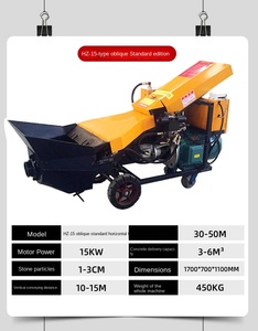 コンクリートポンプトラック取り付けコンクリートポンプ小型コンクリートポンプトラック中国工場 - Product Image 6