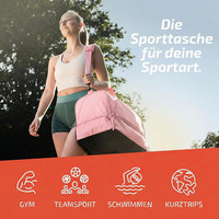 Sac de voyage, de sport et de yoga OEM personnalisé, étanche, avec compartiment à chaussures, en polyester, idéal pour la gym et les week-ends
