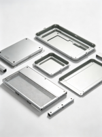Boîtiers en tôle d'aluminium sur mesure, armoires pour équipements, découpe laser, pliage, soudage, anodisation, certifiés ISO9001, tolérance 0,01-0,05 mm