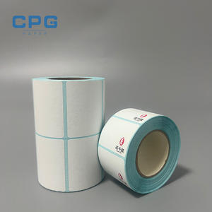 Papel de Etiquetas Térmicas para Códigos de Barras al por Mayor del Fabricante, Ecológico, de Alta Calidad, 57x55mm, para Impresión de Etiquetas de Distribución y Venta Minorista - Product Image 1