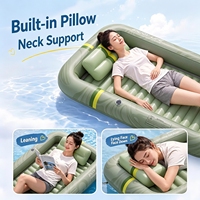 Lit flottant gonflable en PVC épais, matelas flottant portable pour adultes, pour bronzer en piscine intérieure ou extérieure