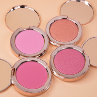 Poudre de visage scintillante mate pour fabricants de cosmétiques, blush waterproof longue tenue, végétalien, bio, pour peaux claires, blush best-seller