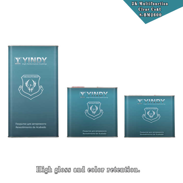 Wholesale High Quality Acrylic High Hard 2K Clear Coat High Gloss Clear