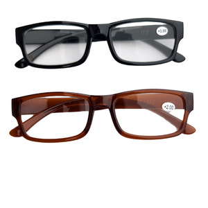 <span class=keywords><strong>Gafas</strong></span> <span class=keywords><strong>de</strong></span> Lectura con Lentes Transparentes Marrones Anti-Luz Azul, Ligeras, Portátiles y Económicas para Unisex, Aptas para Todas las Formas <span class=keywords><strong>de</strong></span> Rostro - Product Image 1