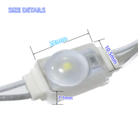 Mini module LED DC 12V SMD2835 0,36W étanche IP67 avec garantie de 3 ans pour enseignes publicitaires et lettres lumineuses