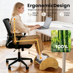 Masseur de pieds à bascule en bois, double mode, relaxant pour les pieds, idéal pour le bureau ou la maison. - Product Image 5