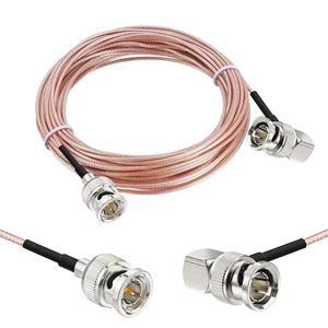 BNC ángulo recto macho a BNC recto macho <span class=keywords><strong>HD</strong></span> <span class=keywords><strong>SDI</strong></span> RG179 75 Ohm para cámara de vídeo <span class=keywords><strong>HD</strong></span> <span class=keywords><strong>SDI</strong></span> BNC RG179 <span class=keywords><strong>Cable</strong></span> - Product Image 1