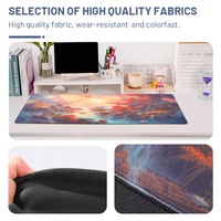 Tapis de souris de jeu pour esports Cloud avec repose-poignet, taille personnalisée, en caoutchouc XXL pour le bureau et la maison