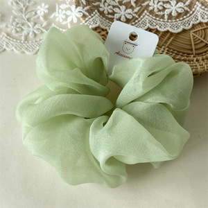 Coleteros Grandes de Chifón Personalizados al por Mayor, Coleteros de Colores Dulces, Accesorios para el Cabello Modernos para Mujer - Product Image 5