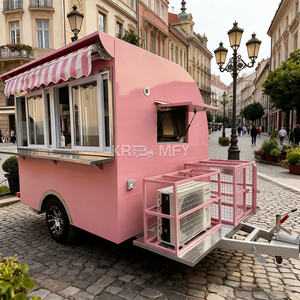 2025 frites chargées avec armoire de rangement Ice Cream BBQ Food Truck Trailer - Product Image 2