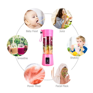 Tragbarer Entsafter Mixer Haushalt Obst mischer Lebensmittel Entsafter Mixer Cup Wireless USB Wiederauf ladbarer Mini Hand tragbarer Mixer 20 - Product Image 2