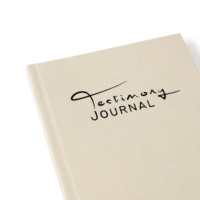 Agenda 2026 A5 en lin, réflexion quotidienne, Bible, affirmations inspirantes, carnet personnalisé avec logo imprimé, journal relié en spirale