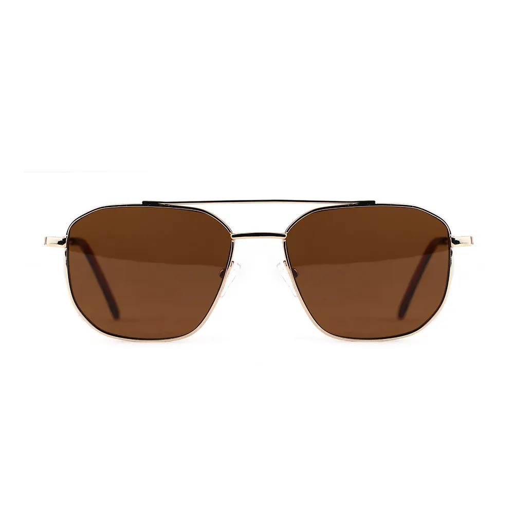 Оптовая продажа 2022, дизайнерские солнцезащитные очки-авиаторы с поляризационными линзами в стиле ретро для мужчин и женщин