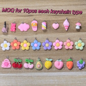 Nhãn Hiệu Riêng Rõ Ràng Bóp Ống Keychain Glow Dầu Dưỡng Ẩm Son Bóng Rõ Ràng Vegan Trái Cây Lip Dầu Keychain Lip Gloss - Product Image 3