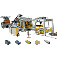 Machine automatique de fabrication de blocs de béton creux QT4-15, équipement de production de pavés en ciment hydraulique, matériel de construction