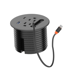 Brand New High Quality Extension <strong>Socket</strong> Power AC Outlet PD20W USB <strong>Socket</strong> <strong>with</strong> Retractable Cables Recessed Outlet - Product Image 1