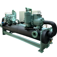 Nouvelle unité de réfrigération de refroidisseur ASCCW-60Z refroidie à l'eau de 120hp pour la chambre froide de compresseur de vis dans les industries et l'utilisation de ferme