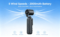 Ventilateur portable Winait 2026 Nouveau, mini-ventilateur 2-en-1 avec caméra vidéo numérique HD pour Vlog