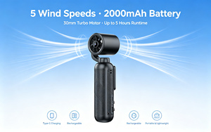 Kipas Genggam Portabel Winait 2026 Baru, Kipas Mini 2-in-1 dengan Kamera Video Digital HD Vlog - Product Image 6