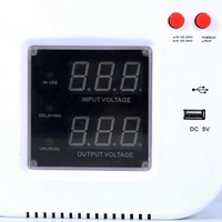 Régulateur de tension automatique numérique mural pour la maison 2kw 2000va, stabilisateur de tension monophasé pour climatiseur SBW 5000 watts