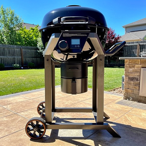 <span class=keywords><strong>Brasero</strong></span> sur trépied en fer forgé style classique OEM 22 pouces avec support pour casseroles et grille suspendue pour jardin, cour et <span class=keywords><strong>barbecue</strong></span> - Product Image 2