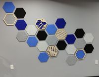 Panneaux muraux acoustiques écologiques personnalisés, absorption acoustique hautement efficace pour les salons modernes, les entrepôts, les espaces extérieurs