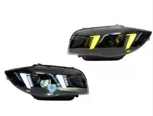 Đèn pha LED hai màu bán buôn 2004-2011 120i 130i 135i, lắp đặt dễ dàng, đèn pha laser phía trước cho BMW series 1 E87 E82 - Product Image 6