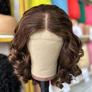 好运气头发perruque <span class=keywords><strong>catalina</strong></span> cortas de cheveux humains小精灵bob jacquemus naturel avec frontale - Product Image 3