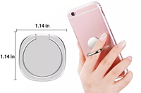 Support de téléphone portable en métal personnalisé avec anneau de maintien, échantillon gratuit d'usine