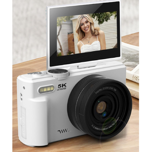 Cámara Digital 4K de 64MP con Pantalla Giratoria de 3.0 Pulgadas, Zoom Digital 18X, WiFi, Videocámara Vlog, Grabadora de Video Retro, Cámara Web - Product Image 1