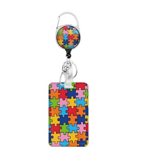 In-stock fun puzzle badge scrolls, bus cards, name tags, <b>ID</b> cards, exhibition work permits, <b>ID</b> cards, neck straps - Product Image 5