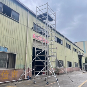 Taşınabilir Mobil İskele Kulesi Tekerlekli İskele Çalışma Platformu Merdiveni Bakım İçin - Product Image 5