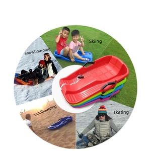 <span class=keywords><strong>Luge</strong></span> tout-terrain <span class=keywords><strong>en</strong></span> PP écologique avec frein de sécurité - Portable et durable pour le plaisir hivernal <span class=keywords><strong>en</strong></span> plein air - Product Image 3