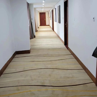 Vente en gros de tapis design moderne tapis de luxe 5 étoiles couloir hall d'hôtel tapis Axminster impression mur à mur fournisseur de tapis
