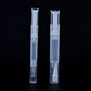 Pen Shape PP Plastic Cosmetic Container With <b>Brush</b> Cap Dropper Tube For Lip Gloss Nail Polish - Product Image 3
