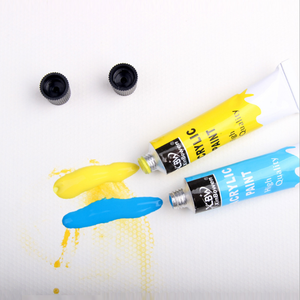 Xinbowen-<span class=keywords><strong>pintura</strong></span> profesional sobre <span class=keywords><strong>ropa</strong></span> de pared, 12 colores, 12 ml, <span class=keywords><strong>pintura</strong></span> acrílica no tóxica con pincel - Product Image 2