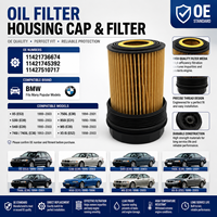 Coperchio Serbatoio Olio dal Design Robusto per BMW X5 1998-2003; E53 1999-2003 OE 11421736674+ 11421745392+ 11427510717