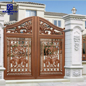 Modern Indian House Design Oriental Style Main Gate and Boundary Wall Gate for <strong>Garden</strong> <strong>Rail</strong> Waterproof and 3D Modeling Service - Product Image 3