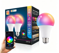 Lampe de sol pour hôtel, ampoule LED intelligente, culot E27, Bluetooth WiFi double mode, éclairage pour toute la maison