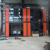 Maison conteneur moderne à 2 étages, préfabriquée, démontable, en kit, pour bureau, café, supermarché, école, maisonnette portable