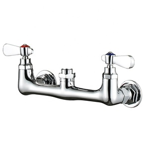 Robinet de cuisine commercial à pulvérisation pré-évier, montage sur comptoir, eau chaude et froide, poignée en laiton massif, cartouche à vis en acier inoxydable, pour hôtels et restaurants - Product Image 6
