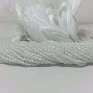 Cuentas Redondas Facetadas de Topacio Blanco Natural de 2 mm, Piedras Semipreciosas de Primera Calidad AAA para la Fabricación de Joyas, Alibaba - Product Image 1