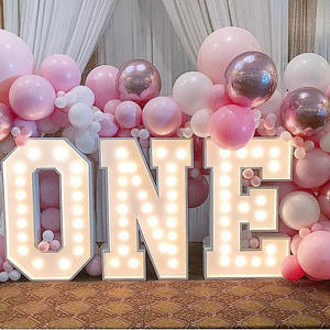 Partito <span class=keywords><strong>Led</strong></span> 4Ft 5ft <span class=keywords><strong>lettere</strong></span> ad alta luminosità festa luce decorativa <span class=keywords><strong>Led</strong></span> tendone <span class=keywords><strong>lettere</strong></span> - Product Image 1