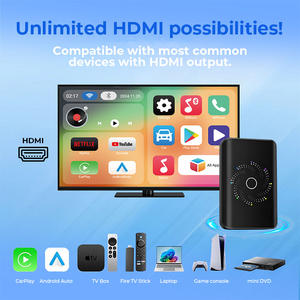 Boîtier Android TV CarPlay Bix M35 <span class=keywords><strong>Lite</strong></span>, adaptateur sans fil CarPlay Android Auto pour lecteur multimédia automobile, Netflix, <span class=keywords><strong>IPTV</strong></span>, Spotify, HDMI - Product Image 4