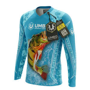 Camiseta de pesca de manga larga para hombre, tela deportiva premium, material que absorbe la humedad, ajuste cómodo, camisa de pesca para hombre - Product Image 3